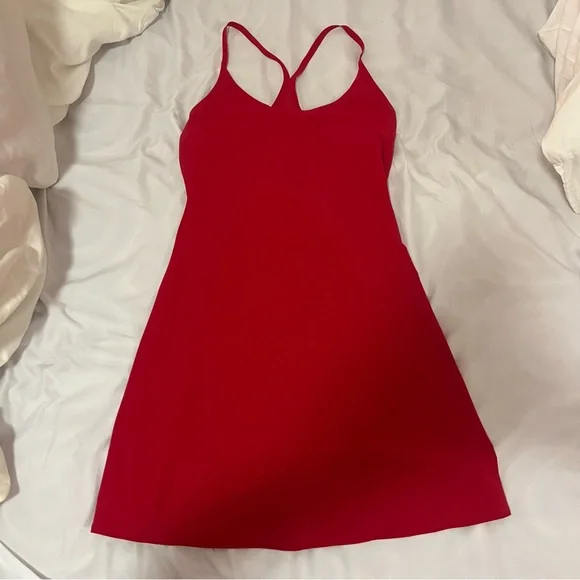 outdoor voices red exercise dress How to Spend $500 at Outdoor Voices Chicago Magazine